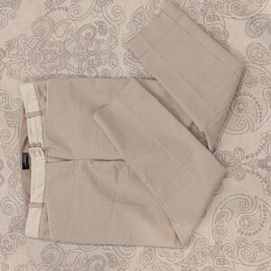 The Limited Women's Beige Patterned Ankle Pants